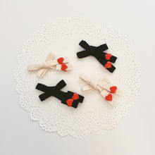 Load image into Gallery viewer, Heart Snap Mask Holder Strap, Breakaway Safety Mask Lanyard, Herringbone Pattern