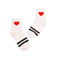 Load image into Gallery viewer, Heart Fuzzy Socks, Soft and Comfortable