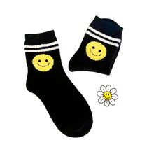 Load image into Gallery viewer, Fuzzy Smiley Face Socks, Cute Socks for Women