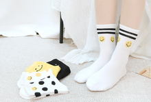 Load image into Gallery viewer, Cute Smiley Face Socks, Fashion Crew Socks for Womens