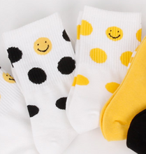 Load image into Gallery viewer, Cute Smiley Face Socks, Fashion Crew Socks for Womens