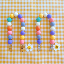 Load image into Gallery viewer, Colorful Phone Case Strap with Cute Flower Charm