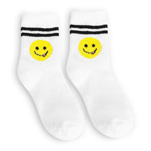 Load image into Gallery viewer, Fuzzy Smiley Face Socks, Cute Socks for Women
