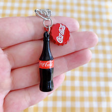 Load image into Gallery viewer, Cute Mini Soju Beer Coca Cola Keychain
