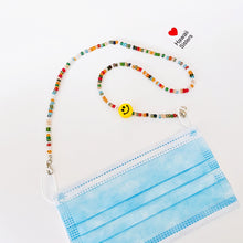 Load image into Gallery viewer, Smiley Face Beads Mask Chain Holder