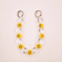 Load image into Gallery viewer, Cute Smiley Face Beaded Phone Strap Holder