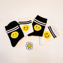 Load image into Gallery viewer, Fuzzy Smiley Face Socks, Cute Socks for Women