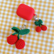 Load image into Gallery viewer, Red Cherry Keyring (small and large size)
