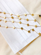 Load image into Gallery viewer, Four Leaf Clover Mask Holder, Eyeglass Chain