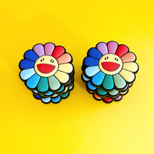 Load image into Gallery viewer, Rainbow Flower Phone Holder, Cute Flower Phone Grip Stand
