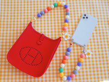 Load image into Gallery viewer, Colorful Phone Case Strap with Cute Flower Charm