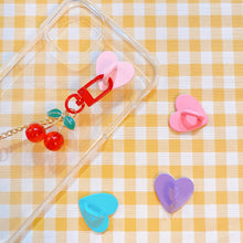Load image into Gallery viewer, Heart-shaped Phone Charm Hook