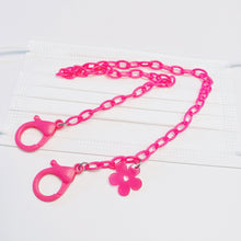 Load image into Gallery viewer, Flower Plastic Chain Mask Lanyard Necklace Holder for Kids, Adults, and All Ages