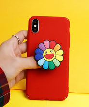 Load image into Gallery viewer, Rainbow Flower Phone Holder, Cute Flower Phone Grip Stand