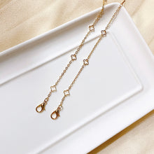Load image into Gallery viewer, Four Leaf Clover Mask Holder, Eyeglass Chain