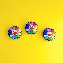 Load image into Gallery viewer, Rainbow Flower Phone Holder, Cute Flower Phone Grip Stand