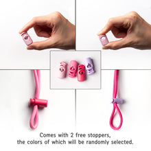 Load image into Gallery viewer, Pearl Charm Face Mask Strap Lanyard Holder with Plastic Lobster Clasps (2 Pcs)