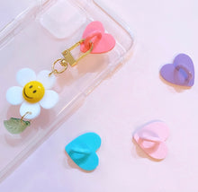Load image into Gallery viewer, Silver and Gold Phone Charm Case Hook
