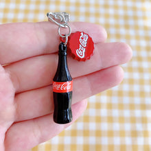 Load image into Gallery viewer, Cute Mini Soju Beer Coca Cola Keychain
