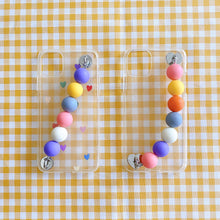 Load image into Gallery viewer, Pastel Beaded Phone Case Strap Holder
