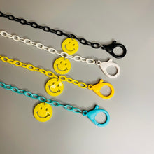 Load image into Gallery viewer, Mask Chain Holder Lanyard with Smiley Face Charm (Kids and Adults, Unisex)
