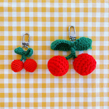 Load image into Gallery viewer, Red Cherry Keyring (small and large size)
