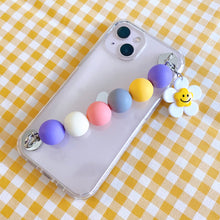 Load image into Gallery viewer, Pastel Beaded Phone Case Strap Holder
