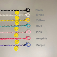 Load image into Gallery viewer, Mask Chain Holder Lanyard with Smiley Face Charm (Kids and Adults, Unisex)
