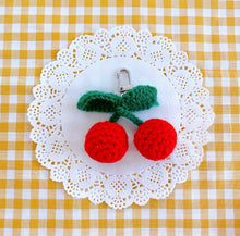 Load image into Gallery viewer, Red Cherry Keyring (small and large size)

