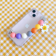 Load image into Gallery viewer, Pastel Beaded Phone Case Strap Holder

